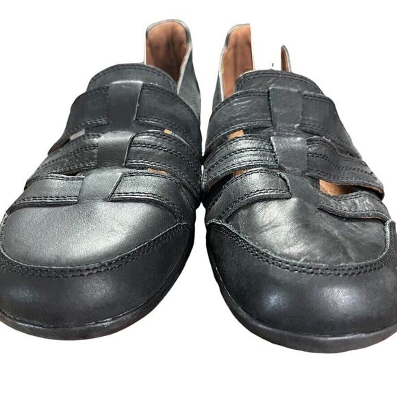 Cobb Hill Womens Womens Black Leather Loafers Flats Comfort Shoes Round Toe 10 - Picture 10 of 16